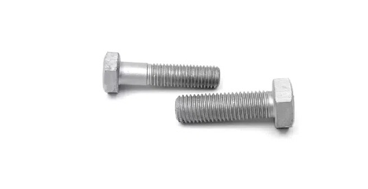 ASTM A325 Type 1 Heavy Hex Structural Bolt, Carbon Steel, Hot Dip Galvanized