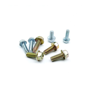 Custom DIN6921 M5-M20 Carbon Alloy and Stainless Steel Flange Bolts