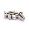 DIN603 Carriage Bolt Full Set | Bolt + DIN934 Nut + DIN125 Washer Assembly, HDG / Stainless Steel Kit
