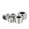 DIN906 Tapered External Thread Pipe Plug, Hexagon Socket Plug | Carbon Steel & 304 Stainless Steel Self-sealing Hydraulic Plug