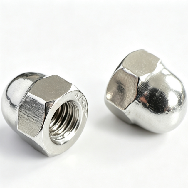 DIN1587 Hexagon Domed Cap Nut (Acorn Nut) | Grade 4.8/8 Carbon Steel & Stainless Steel Decorative Dust-proof Nut
