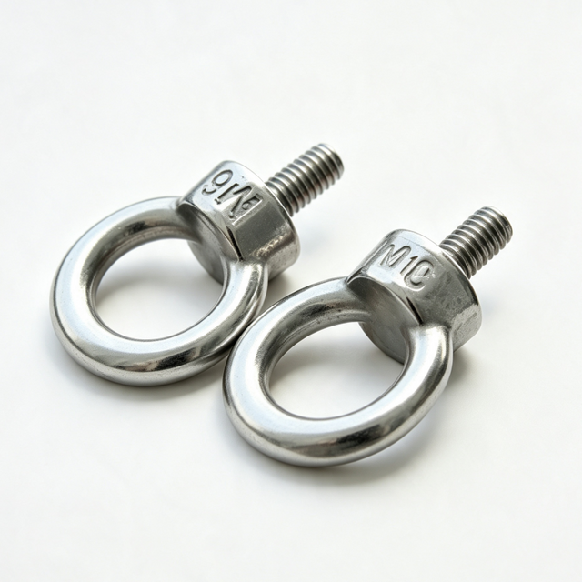 DIN580 Fixed Lifting Eye Bolt | Hot Dip Galvanized Carbon Steel & 304/316 Stainless Steel Hoist Eye Screw