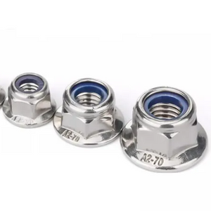 น็อตล็อคเม็ดมีดไนลอน ISO 7043 Hex Flange